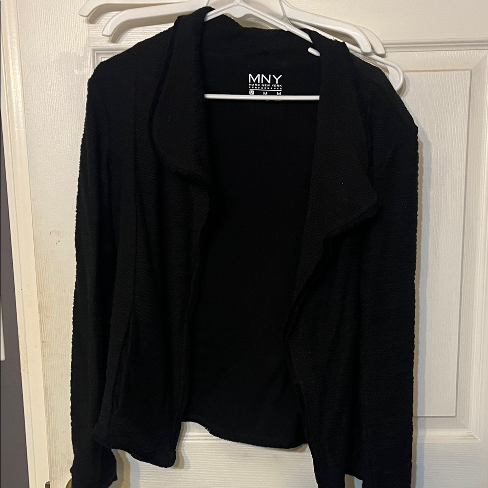 Marc New York Black Performance Cardigan
